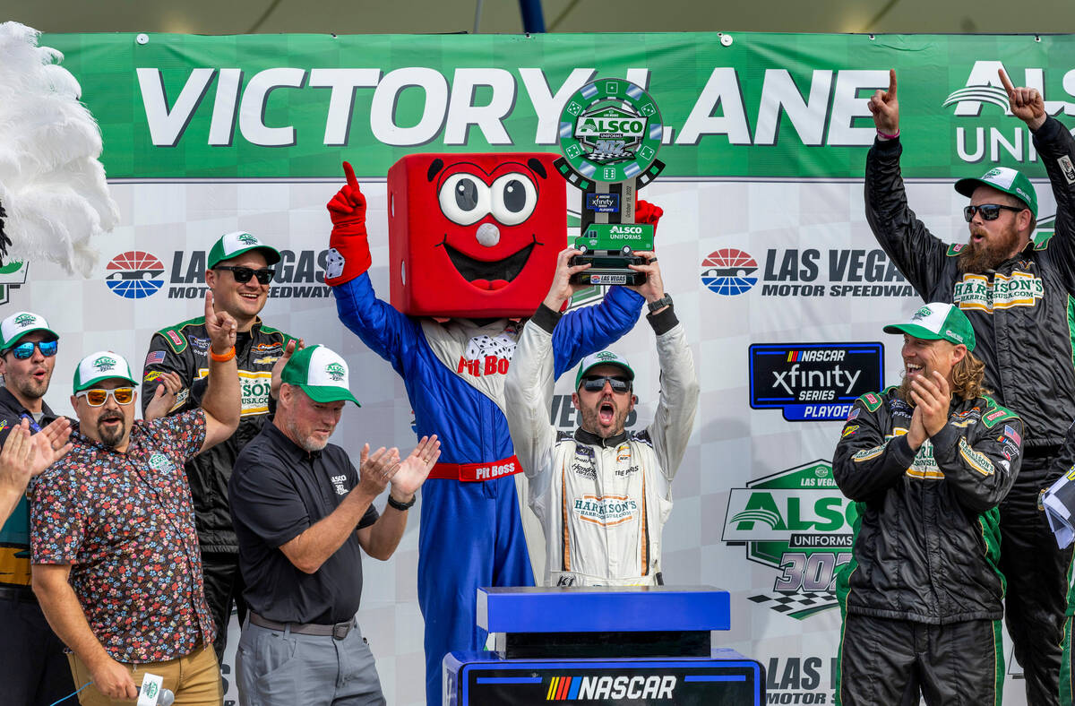 Las Vegas native Noah Gragson just misses 1st home Xfinity win
