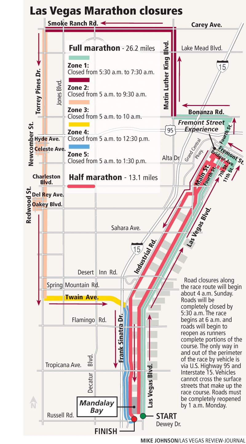 Valley drivers should expect road closures for marathon News