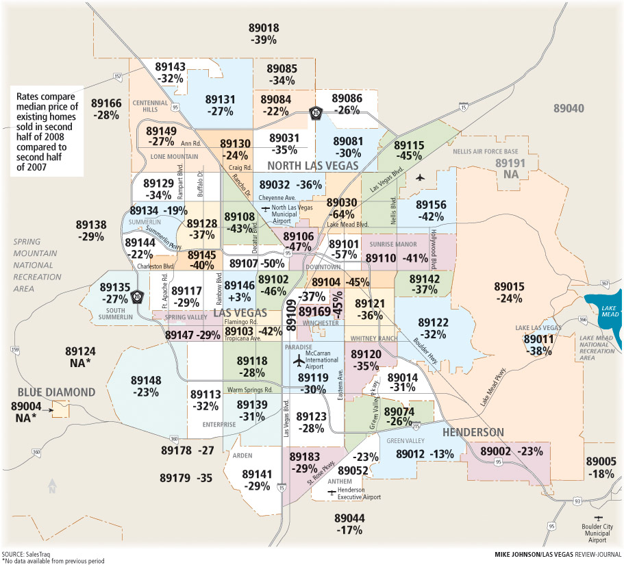 bakersfield zip code map pdf Recession Sends Home Values Down In Many Las Vegas Valley Zip Codes Las Vegas Review Journal bakersfield zip code map pdf