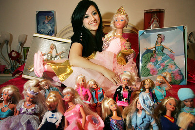 Teen loves big Barbie collection as doll celebrates 50 years