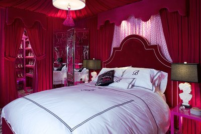Custom one-of-a-kind make-over of Barbie Dream House by Jonathan Adler created for a charity auction…