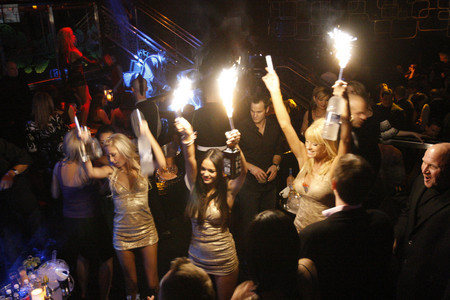 the bank nightclub at bellagio aims to be an exercise in elegance bank club las vegas