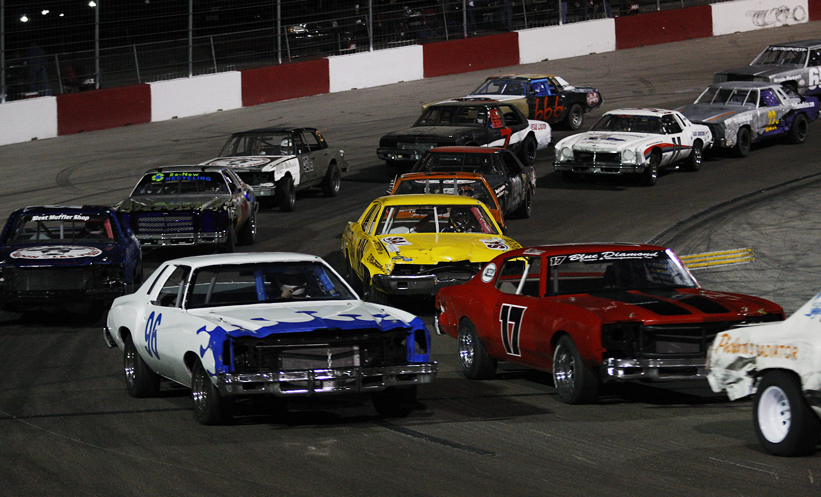 Bomber car racing at LVMS Bull Ring Las Vegas ReviewJournal