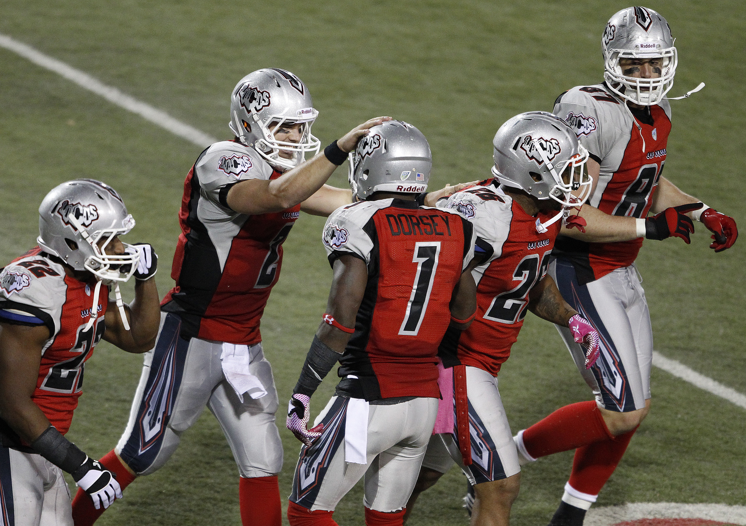 UFL Football Las Vegas Locos Defeat the Omaha Nighthawks Las Vegas