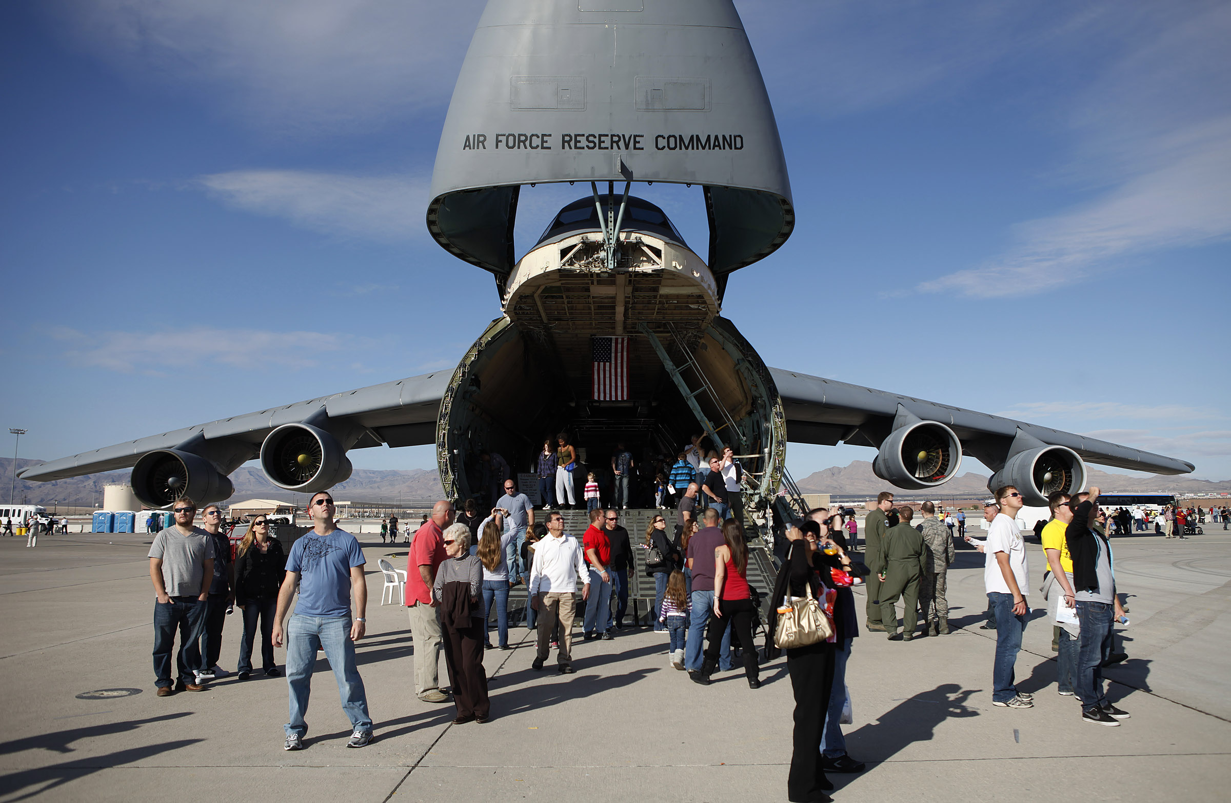 First Day of Aviation Nation at Nellis Air Force Base in Las Vegas