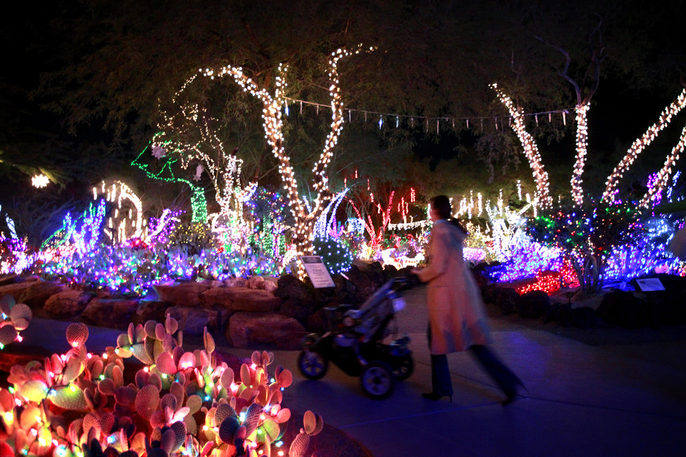 Ethel M Chocolates Holiday Cactus Lighting Las Vegas ReviewJournal