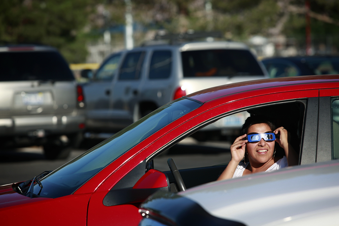 Annular Eclipse over Las Vegas Las Vegas ReviewJournal