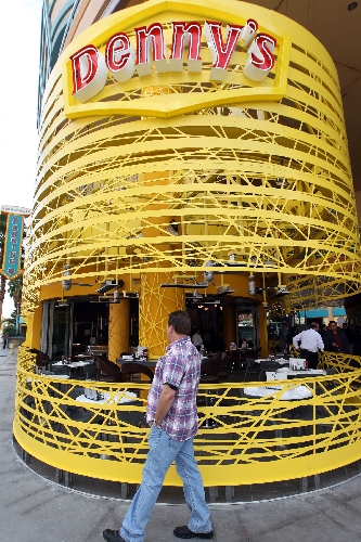 Las Vegas, NV, USA – June 7, 2021: Exterior view of Denny's