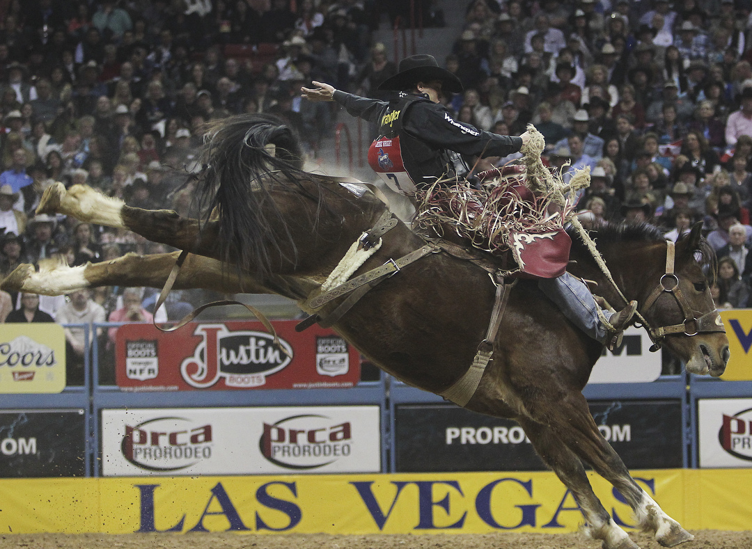 Round seven of the Wrangler National Finals Rodeo Las Vegas Review