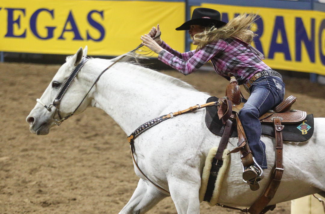 Barrel Racing in Round 4 of the NFR Las Vegas ReviewJournal