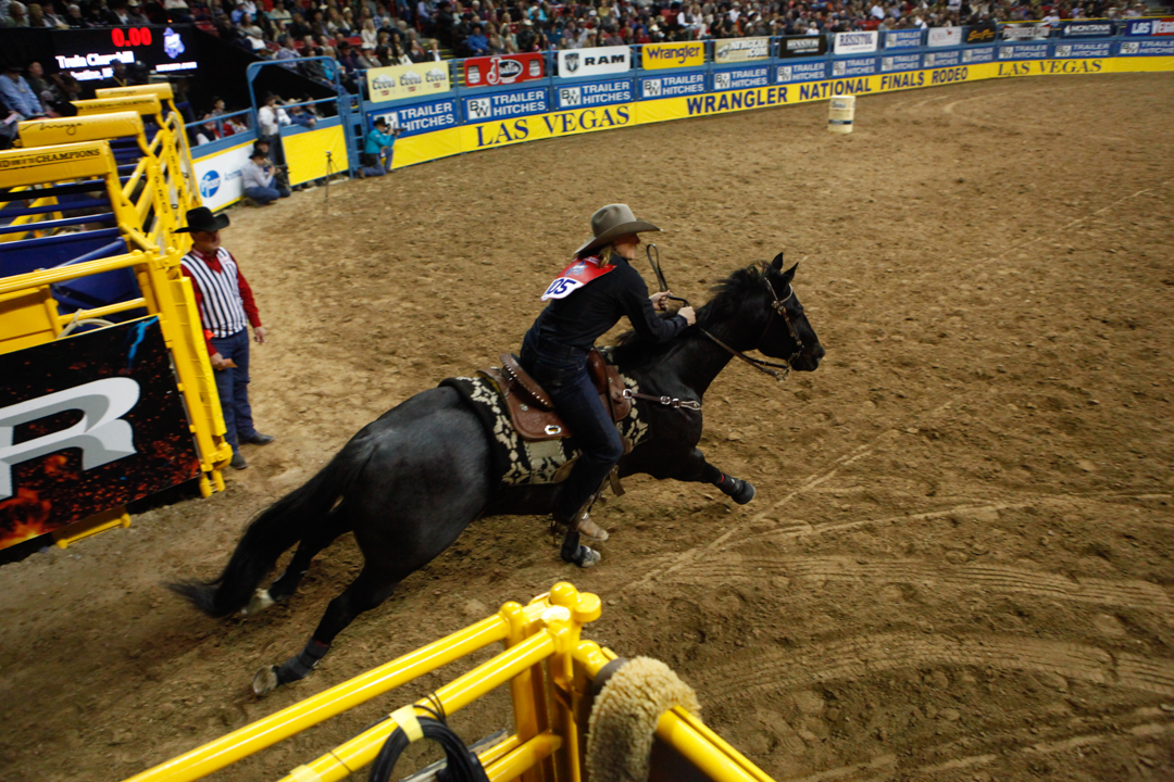 Barrel Racing in Round 4 of the NFR Las Vegas ReviewJournal