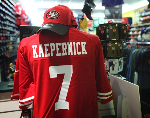 Kaepernick jersey comes out of nowhere to be hot commodity