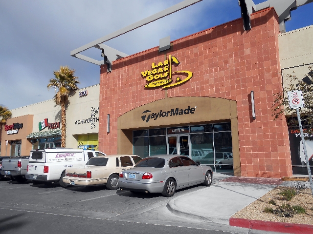The exterior of Las Vegas Golf & Tennis, 1000 S. Rampart Blvd., Suite 10, is seen Feb. 8. The Boca Park shop replaces one the owners had in The District at Green Valley Ranch.