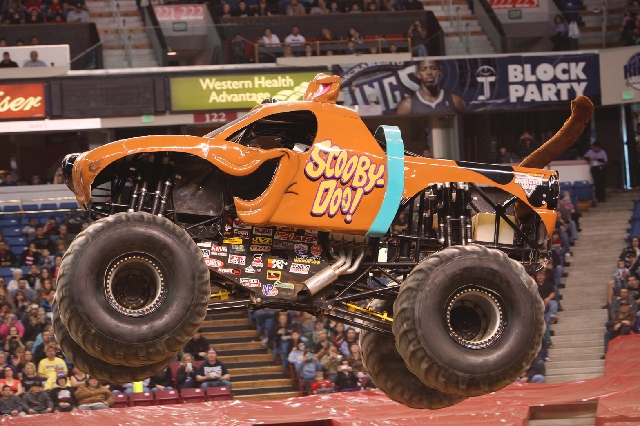 Watch These Formula 1 Drivers Send It In Their First Monster Truck