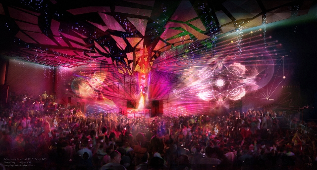The new Light nightclub at Mandalay Bay, seen in an artist's conception, now is set to open Memorial Day weekend.