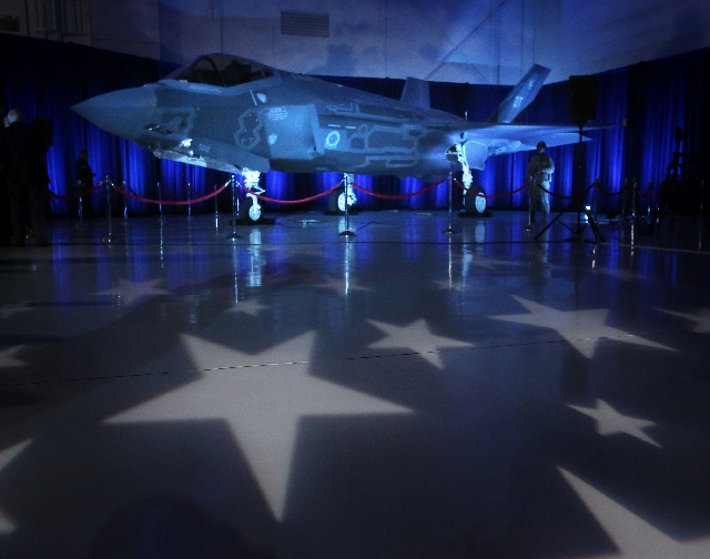 One F-35 Lightning II joint strike fighter jet appeared in an arrival ceremony at Nellis Air Force Base on March 19. Another is being evaluated in Lubbock, Texas, after it had to make a precaution ...