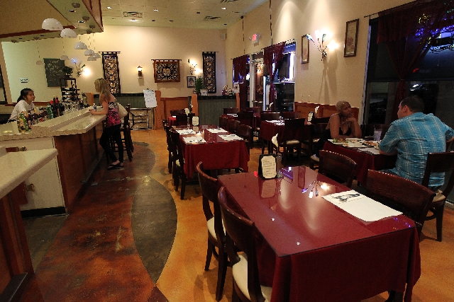 Patrons dine at Lilly’s Thai & Vietnamese restaurant. More traditional fare is offered instead of the exotic found in Chinatown.