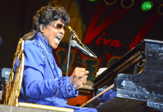 Little Richard headlined at The Orleans' rockabilly "Viva Las Vegas" on Saturday.