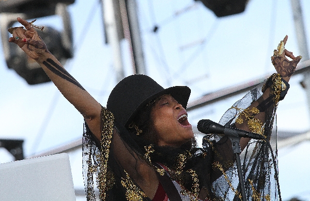 Erykah Badu is the headliner at the Las Vegas Soul Festival, a two-day event at Thomas & Mack Center. Badu will appear Saturday. The festival begins at 7:15 p.m.