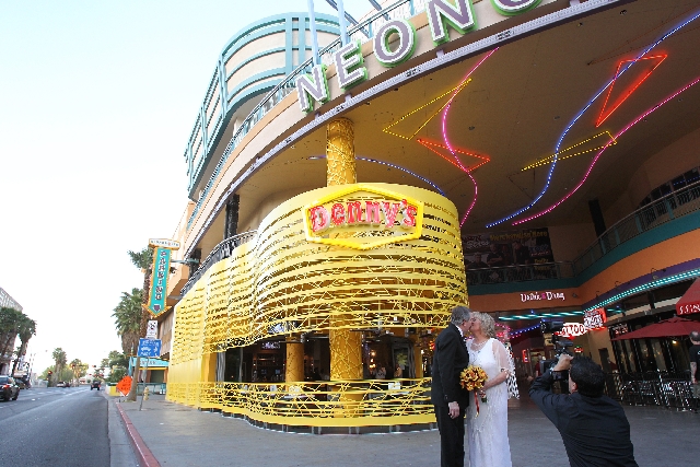 Las Vegas Denny's, Fremont Street, Las Vegas, Nevada