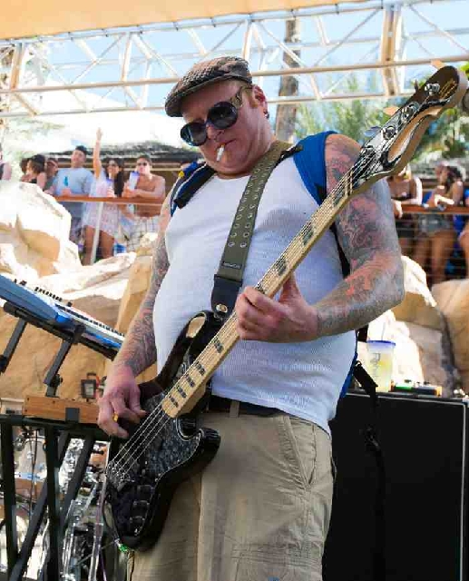 Sublime with Rome performed Sunday for the 10th anniversary opening of Rehab dayclub at the Hard Rock Hotel.