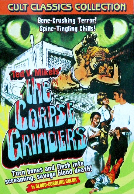 Poster for Ted V. Mikels' film "The Corpse Grinders."
