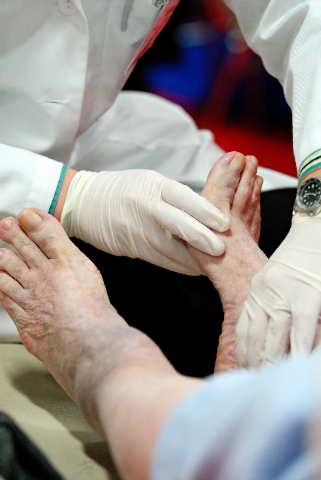 Vascular problems are common with diabetics. Some diabetics face amputation.