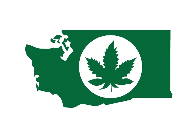 A logo that will be used for labeling legal marijuana produced in Washington state is shown. Officials released a preliminary draft of regulations for growing and selling legalized marijuana Thurs ...