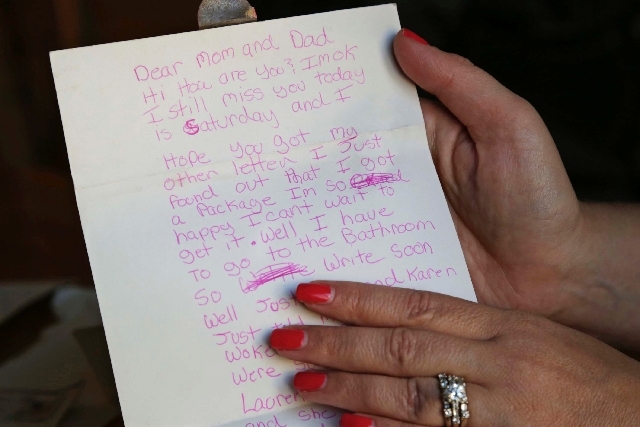 Lauren Russ wrote tearful letters home to mom and dad when she attended camp as a kid. The letters came out at her wedding shower 10 years ago when her parents shared her less-than-fond memories o ...