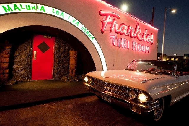 Frankie's Tiki Room, just west of Interstate 15 at 1712 W. Charleston Blvd., occupies the former Frankie's Bar & Cocktail Lounge. Owner P Moss said while he wanted to create a tiki bar, he wanted  ...