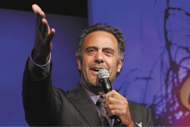Brad Garrett, shown here performing in Century City, Calif., earlier this month, sought a restraining order against disbarred attorney Michael Schaefer.