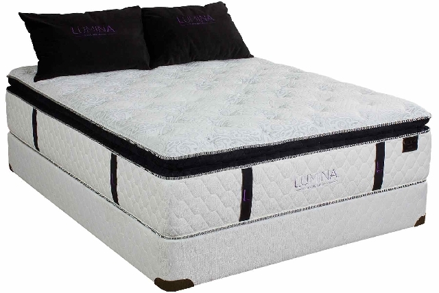 A recent survey revealed that a hybid mattress, such as this Lumina Cadence model, with a fabric-encased innerspring core and foam top, was more conducive to intimacy.