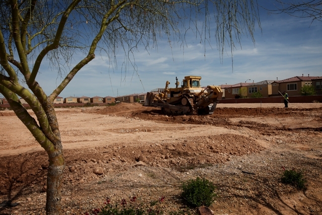 Lots at Serenada by Harmony Homes at Mountain's Edge on March 25. Southern Nevada's land market seems to have stabilized, with the west side seeing the biggest price increases.