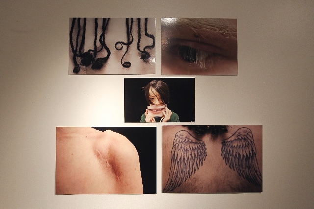 An example of artist Abby Robinson's photographs for her project entitled "Body Imaging" at the P3 Studio in the Cosmopolitan in Las Vegas on Aug.