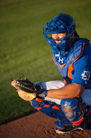 Here's the catch: Travis d'Arnaud makes debut at first