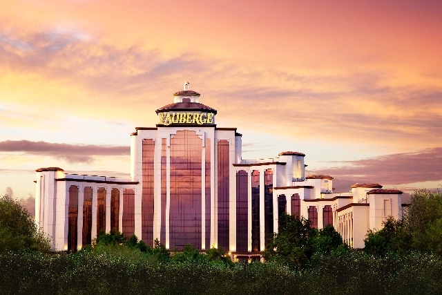 Pinnacle Entertainment's L'Auberge du Lac hotel-casino in Lake Charles, La., is seen after its 250-room expansion.