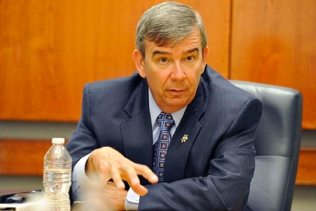 Clark County Doug Gillespie announced Monday that he will not seek a third term. (Mark Damon/Las Vegas Review-Journal)