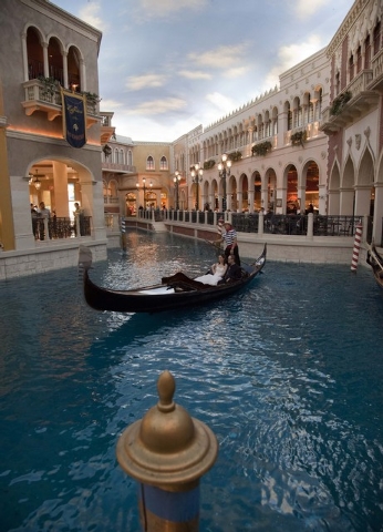 Gondola Ride at the Venetian Hotel and Casino