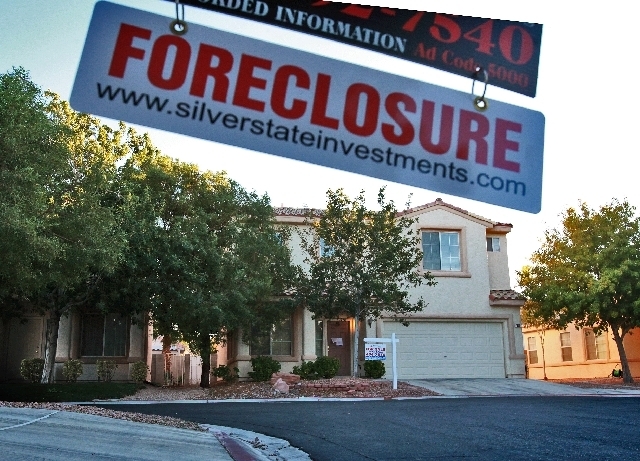 A mere three months after a new state law eased bank foreclosure requirements, yet another state law taking effect Tuesday layers on new rules. (Review-Journal File Photo)