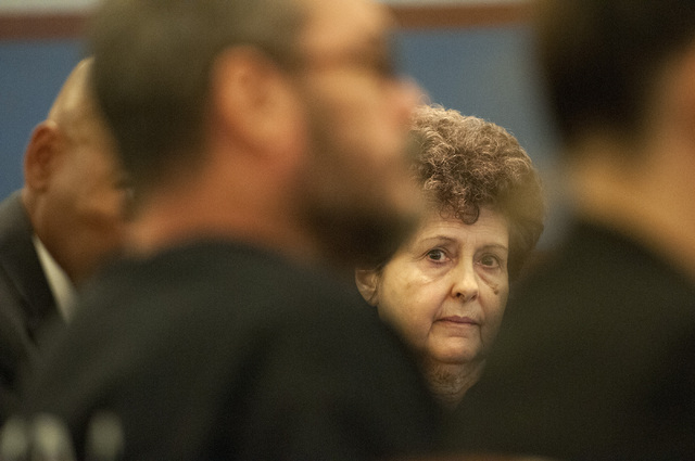 Devon Campbell Newman, is seen in the courtroom for her preliminary hearing at the Regional Justice Center, Thursday, Sept. 26, 2013, in Las Vegas, Nev. Newman faces charges for conspiracy to comm ...