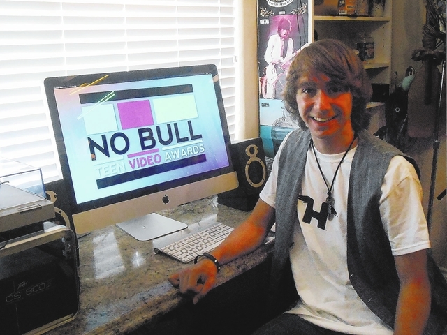Hunter Hopewell recently won best documentary of the year from the No Bull Teen Video challenge. His film, "Numbskull," depicts the effects of cyberbullying. (Michael Lyle/View)