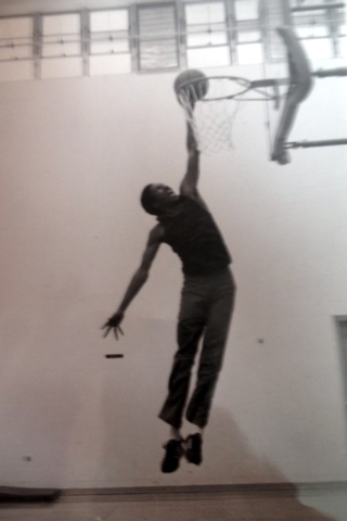 Juan High, also known as Juan X, pictured dunking on a prison basketball hoop in 1986. High, who converted to Islam while still incarcerated, recently founded Save A Life Today, or SALT, an area n ...