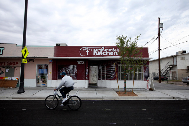 Annie's Kitchen, a west side restaurant, is seen in Las Vegas Wednesday, Sep. 11, 2013. (Jessica Ebelhar/Las Vegas Review-Journal)