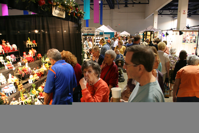 Shoppers at a previous Craft Festival