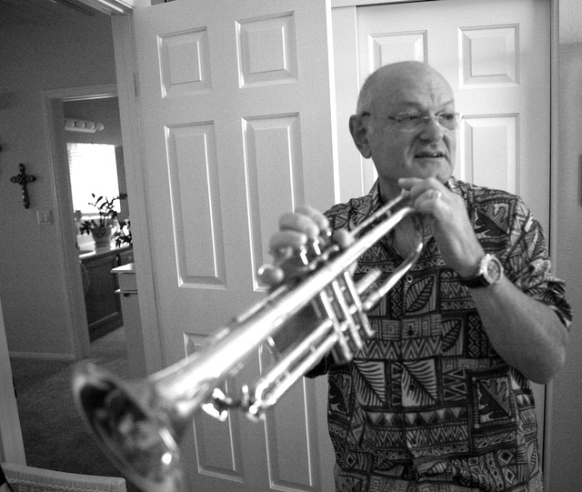 Good times still good and sweet for Las Vegas trumpet player