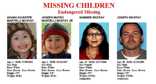 These file images provided by the San Diego Police Department shows members of the McStay family, who disappeared from their Fallbrook home more than three years ago. Patrick McStay, Joseph McStay ...