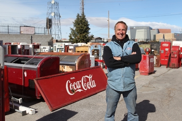 Rick Dale of Rick’s Restorations poses in the “boneyard” at his business. On his History channel show, “American Restoration,” Dale restored an F-105 Thunderchief replica that used to gr ...