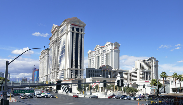 Caesars Entertainment Corp. and Starwood Hotels & Resorts announced a partnership Tuesday to join the companies' two customer loyalty programs. (Bill Hughes/Las Vegas Review-Journal)
