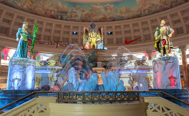 How to get to Fall of Atlantis at Caesars Palace Forum Shops in