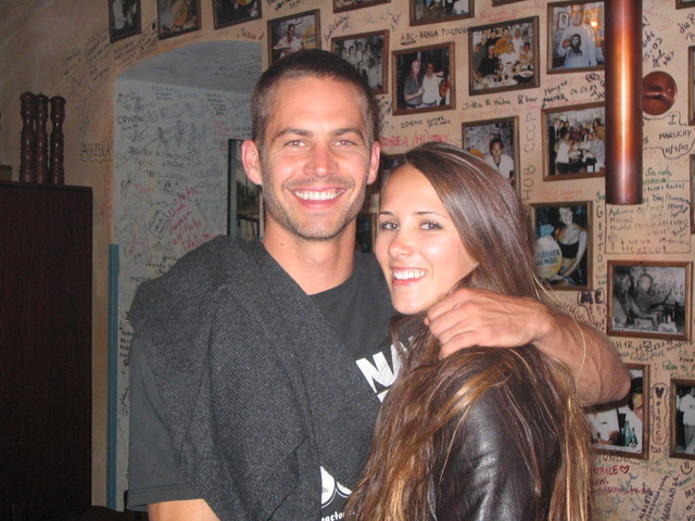 "Fast & Furious" star Paul Walker, who died in a car crash on Saturday, is shown with his girlfriend, Aubrianna Atwell of Las Vegas, in this 2004 photo that was taken in Prague, Czech Republic. Wa ...